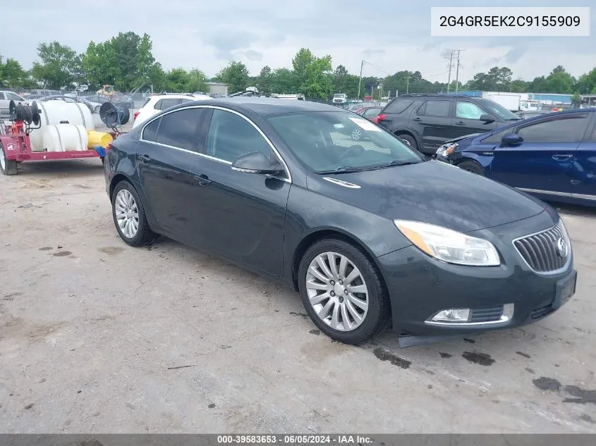 2G4GR5EK2C9155909 2012 Buick Regal