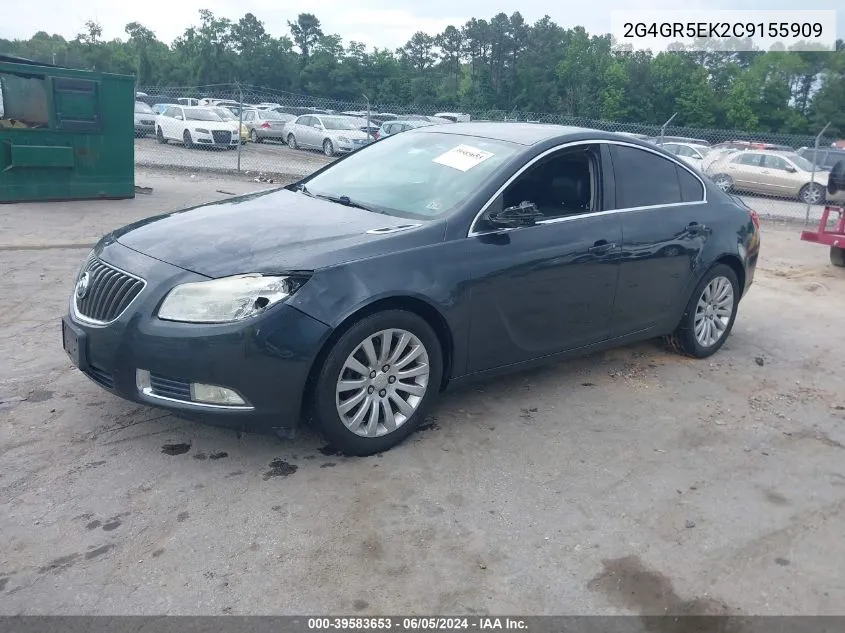 2G4GR5EK2C9155909 2012 Buick Regal