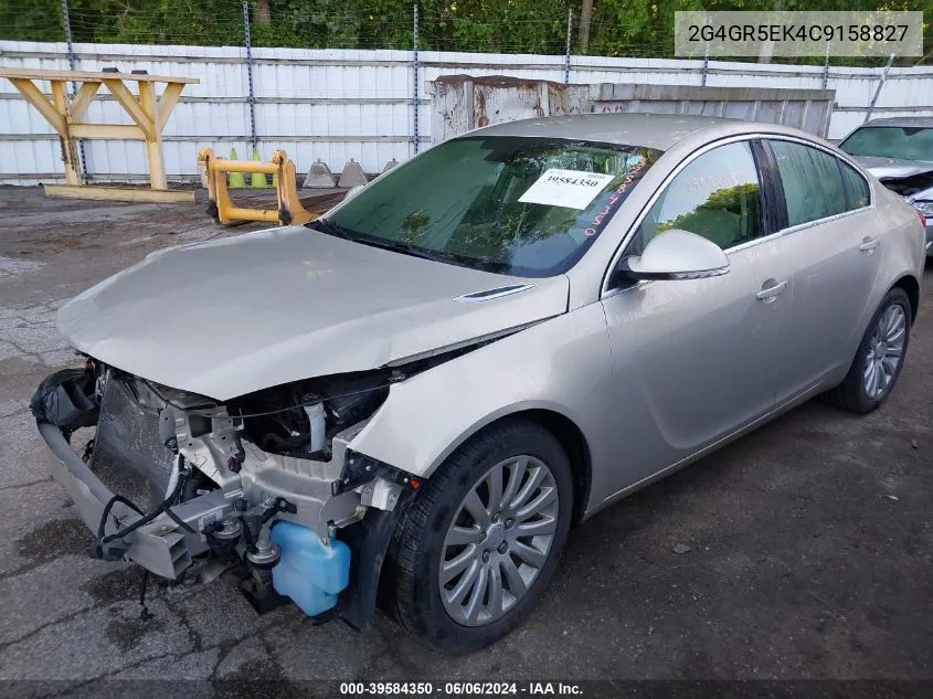 2G4GR5EK4C9158827 2012 Buick Regal