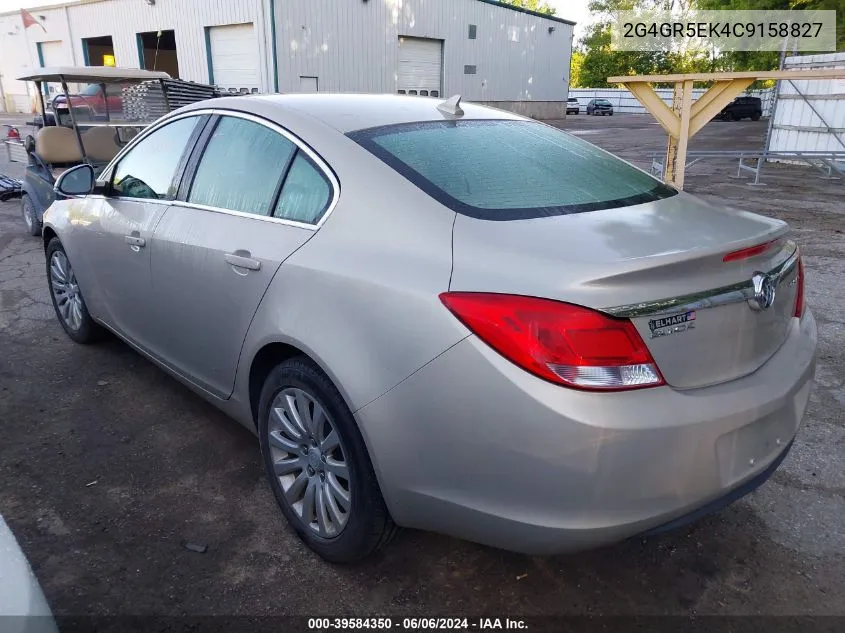 2G4GR5EK4C9158827 2012 Buick Regal