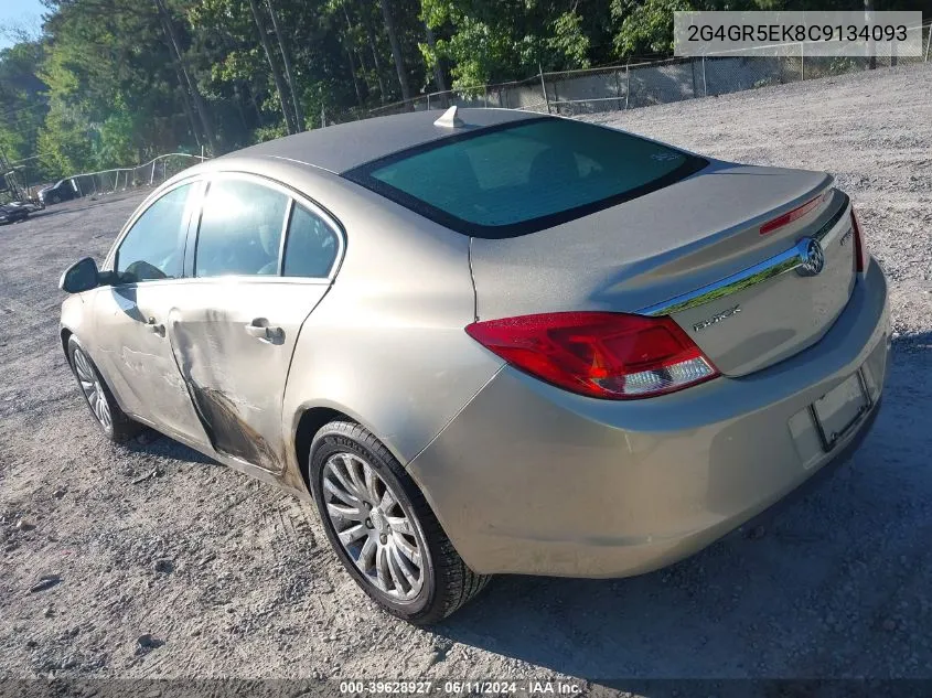 2G4GR5EK8C9134093 2012 Buick Regal