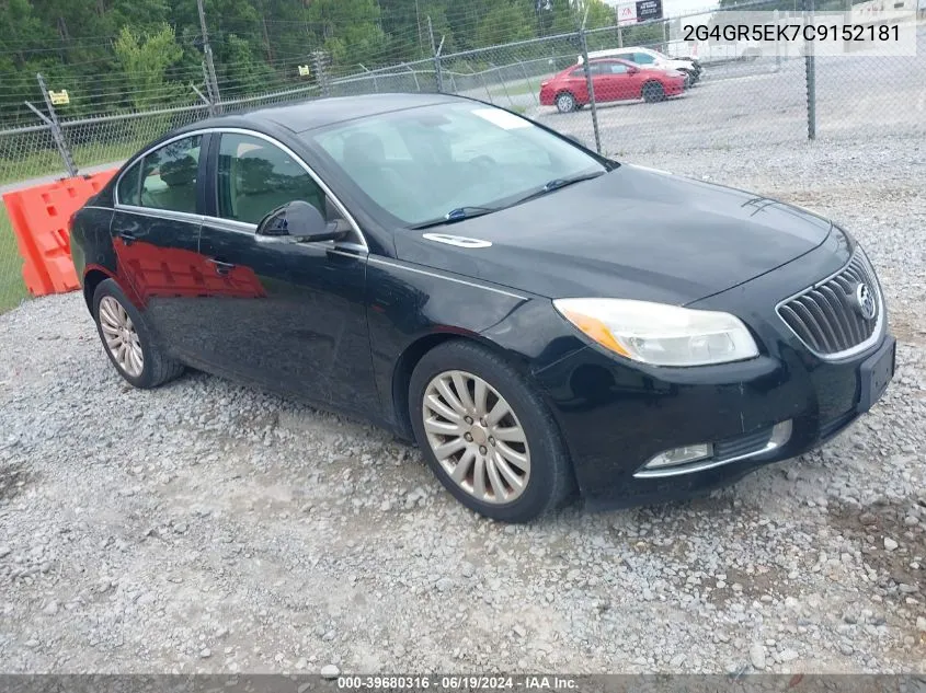 2G4GR5EK7C9152181 2012 Buick Regal