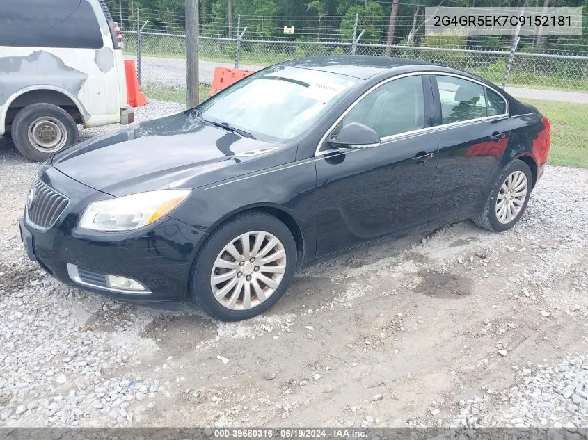 2G4GR5EK7C9152181 2012 Buick Regal