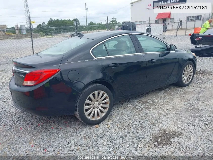 2G4GR5EK7C9152181 2012 Buick Regal