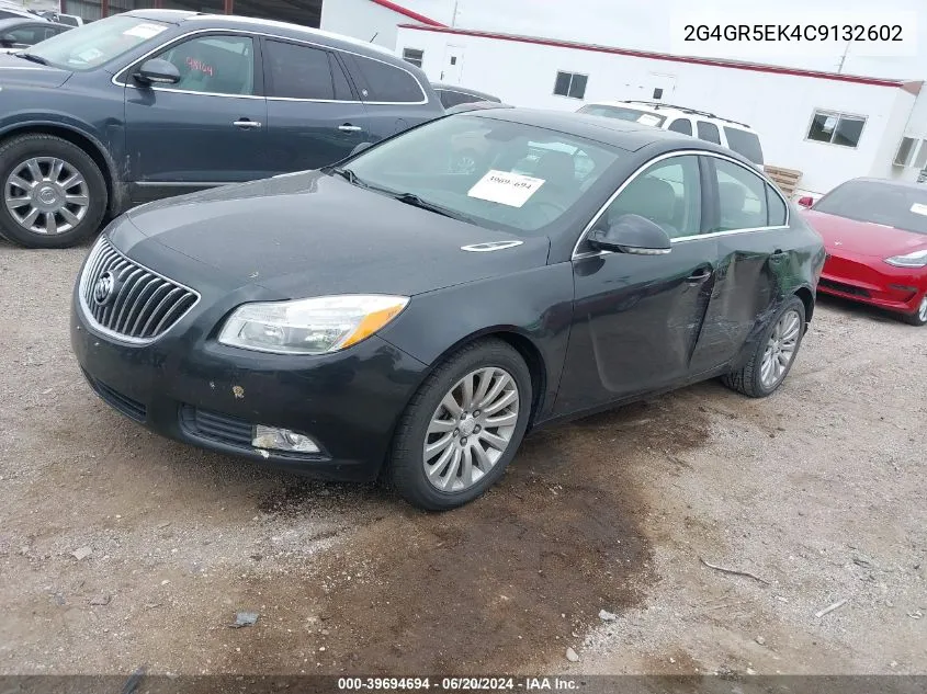 2012 Buick Regal VIN: 2G4GR5EK4C9132602 Lot: 39694694