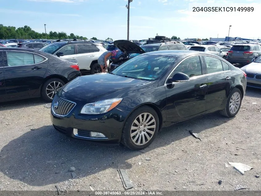 2012 Buick Regal Premium 1 VIN: 2G4GS5EK1C9149989 Lot: 39745063