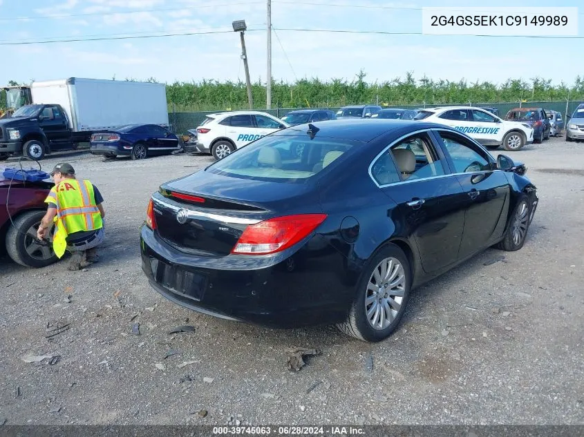 2012 Buick Regal Premium 1 VIN: 2G4GS5EK1C9149989 Lot: 39745063