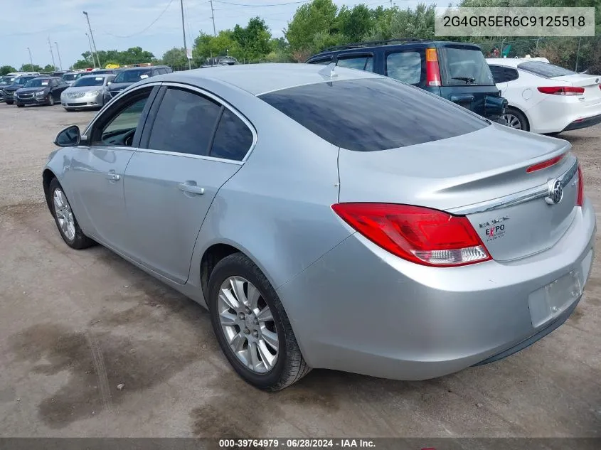 2012 Buick Regal VIN: 2G4GR5ER6C9125518 Lot: 39764979