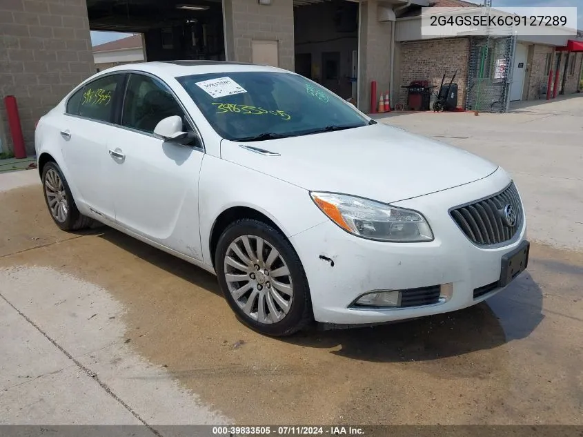 2012 Buick Regal Premium 1 VIN: 2G4GS5EK6C9127289 Lot: 39833505