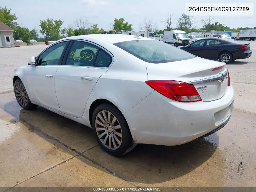 2012 Buick Regal Premium 1 VIN: 2G4GS5EK6C9127289 Lot: 39833505