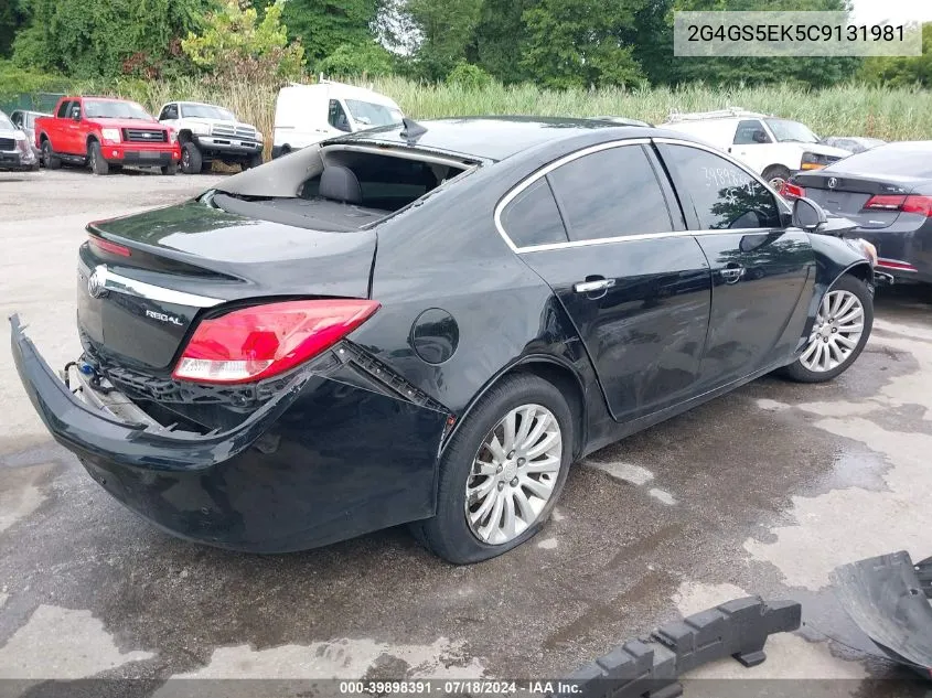 2012 Buick Regal Premium 1 VIN: 2G4GS5EK5C9131981 Lot: 39898391