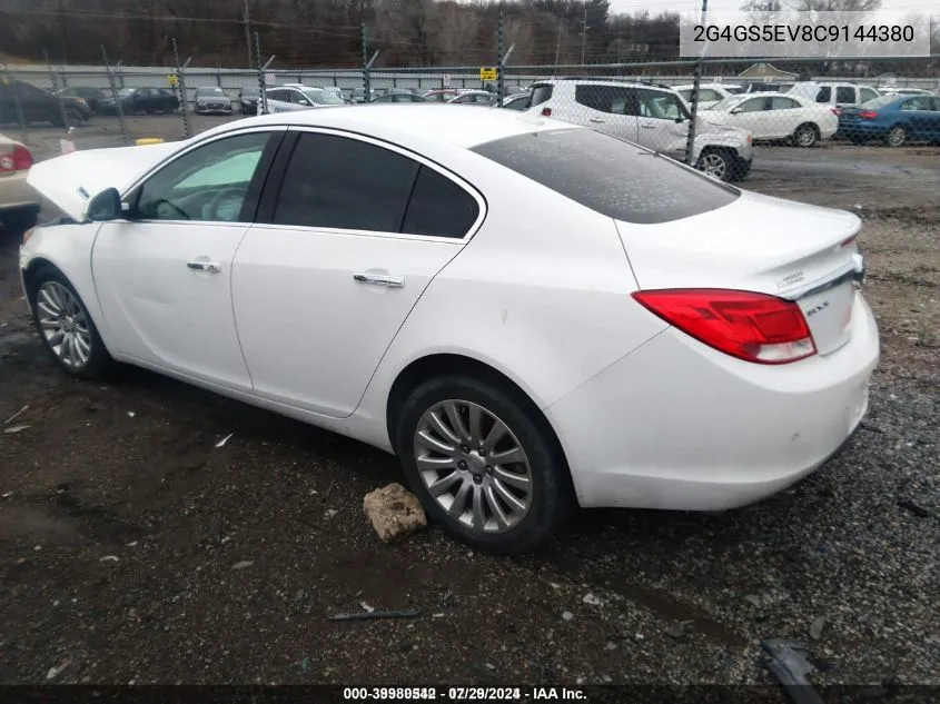 2012 Buick Regal Turbo - Premium 1 VIN: 2G4GS5EV8C9144380 Lot: 39980542