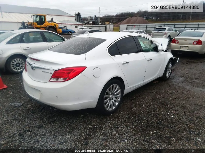 2012 Buick Regal Turbo - Premium 1 VIN: 2G4GS5EV8C9144380 Lot: 39980542