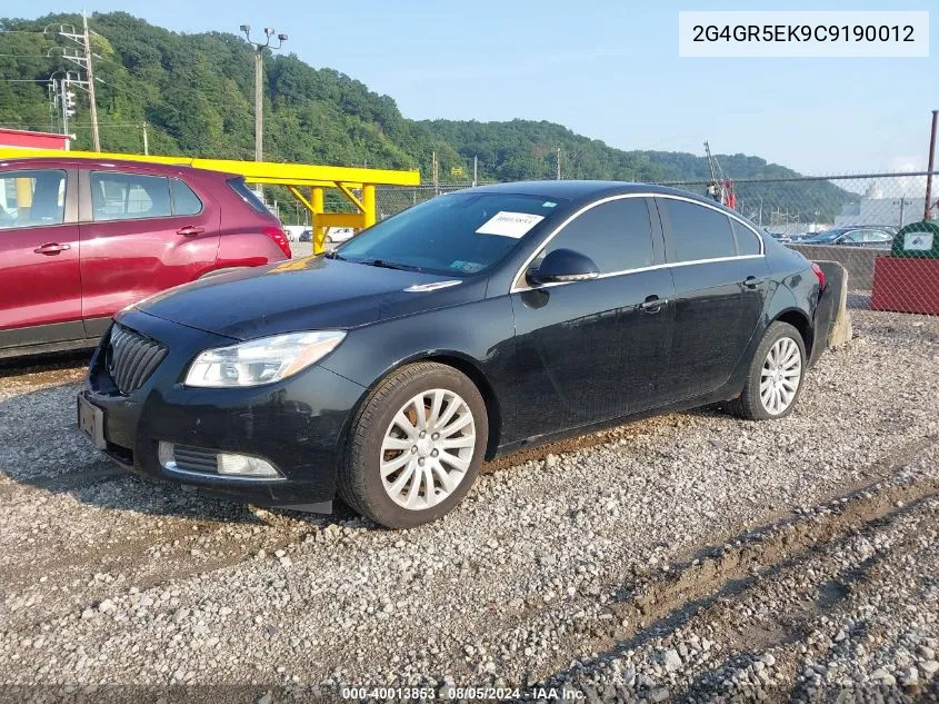 2G4GR5EK9C9190012 2012 Buick Regal