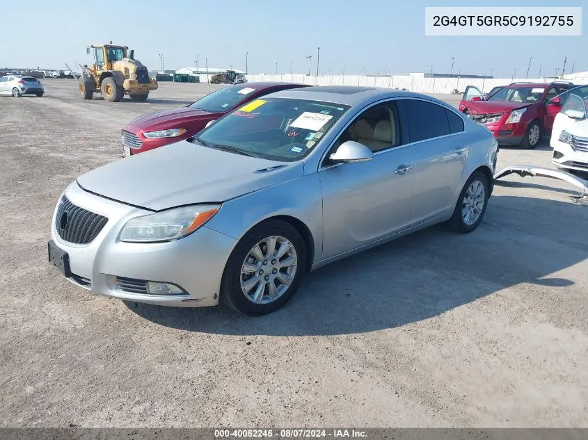 2G4GT5GR5C9192755 2012 Buick Regal Premium 2