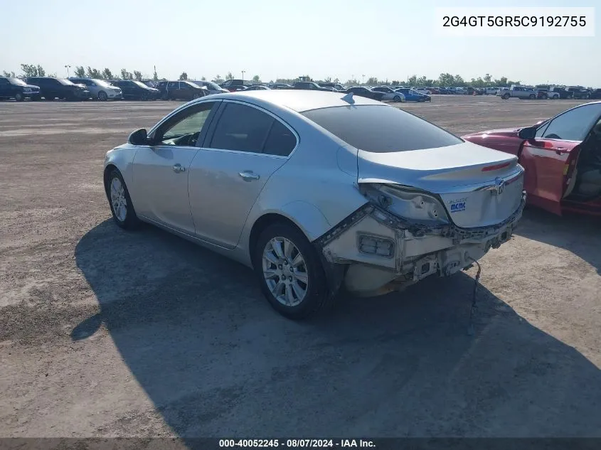 2G4GT5GR5C9192755 2012 Buick Regal Premium 2