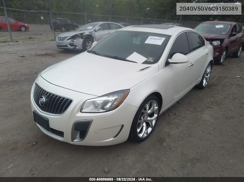 2G4GV5GV6C9150389 2012 Buick Regal Gs