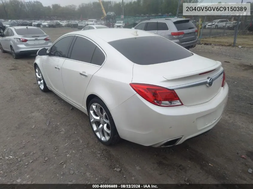 2G4GV5GV6C9150389 2012 Buick Regal Gs