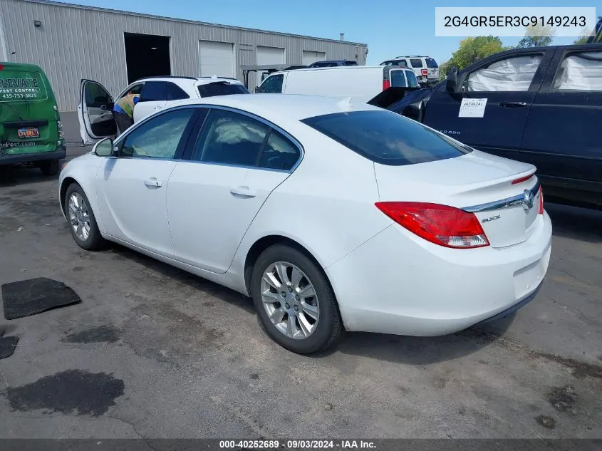 2G4GR5ER3C9149243 2012 Buick Regal