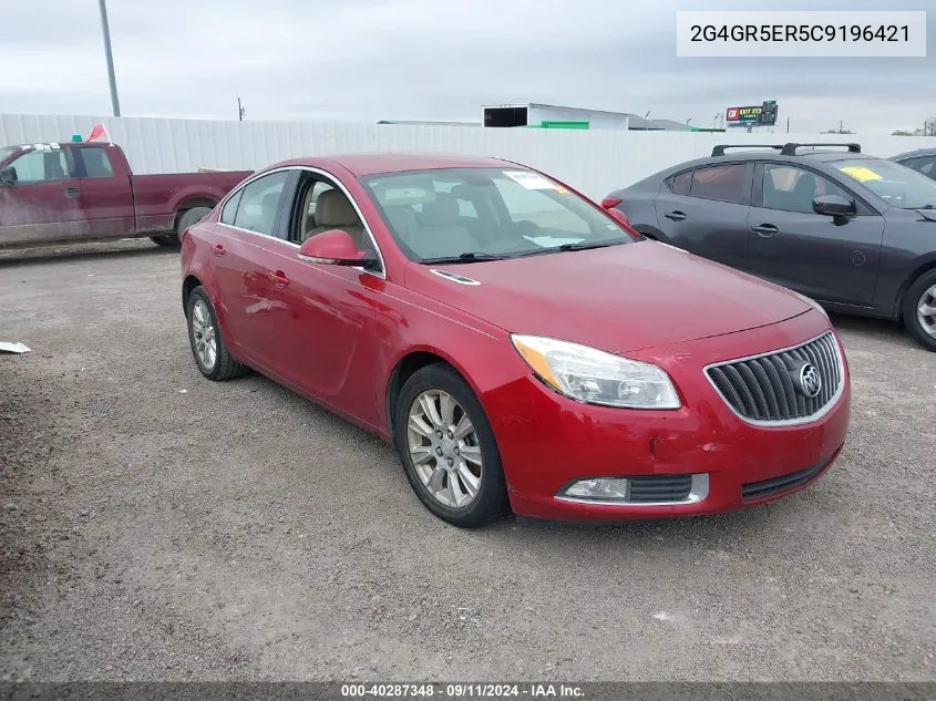 2012 Buick Regal VIN: 2G4GR5ER5C9196421 Lot: 40287348