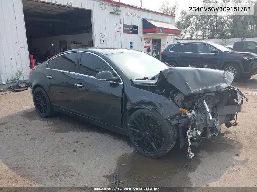 2G4GV5GV3C9151788 2012 Buick Regal Gs