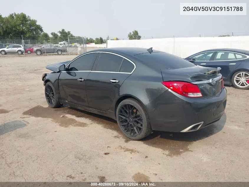 2G4GV5GV3C9151788 2012 Buick Regal Gs