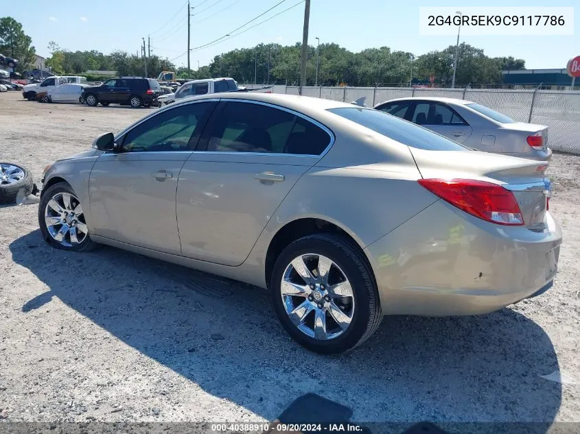 2012 Buick Regal VIN: 2G4GR5EK9C9117786 Lot: 40388910