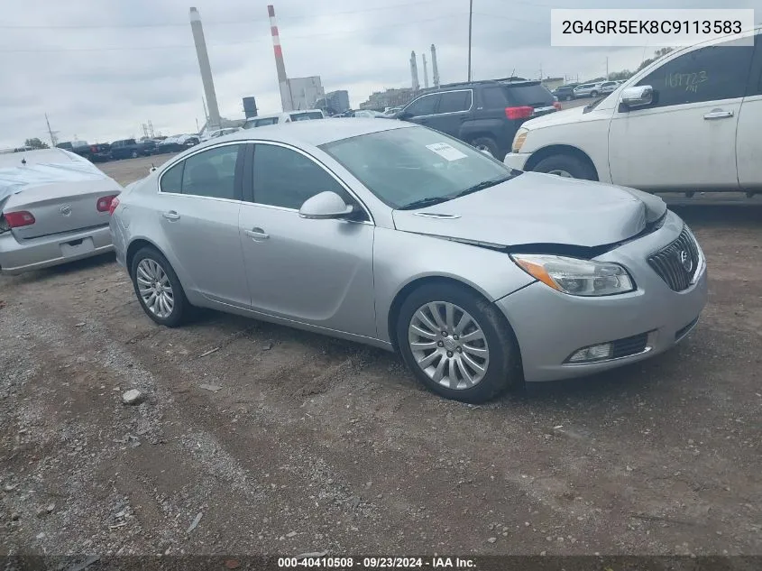 2G4GR5EK8C9113583 2012 Buick Regal