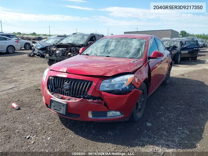 2G4GR5ER3D9217350 2013 Buick Regal