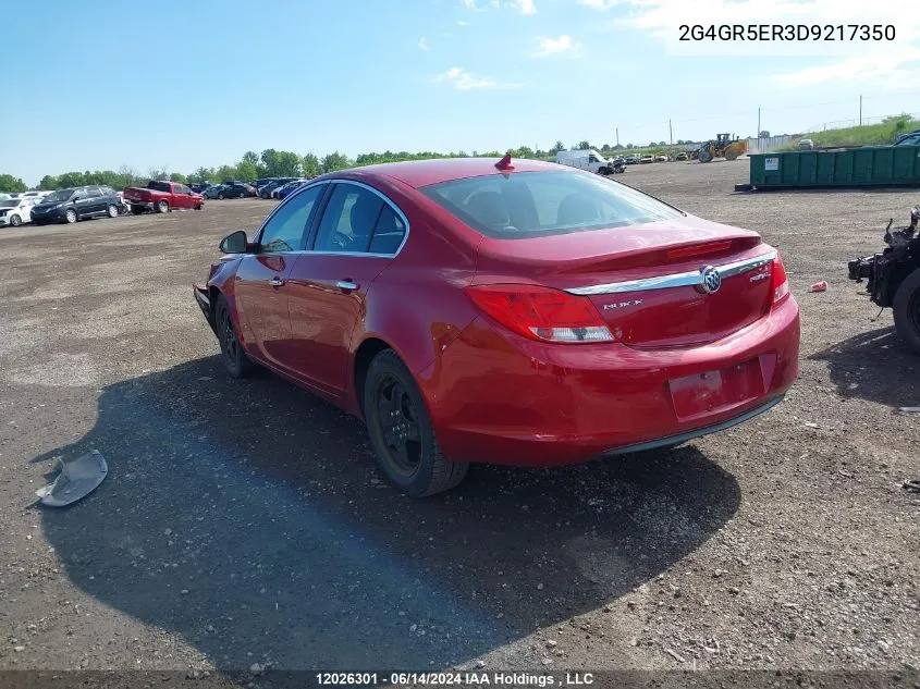 2G4GR5ER3D9217350 2013 Buick Regal