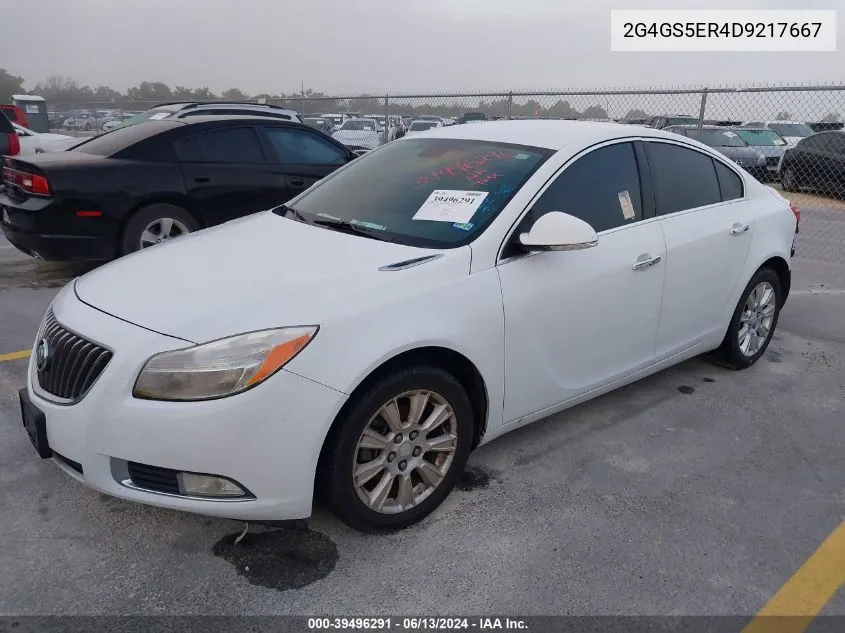 2013 Buick Regal Premium 1 VIN: 2G4GS5ER4D9217667 Lot: 39496291