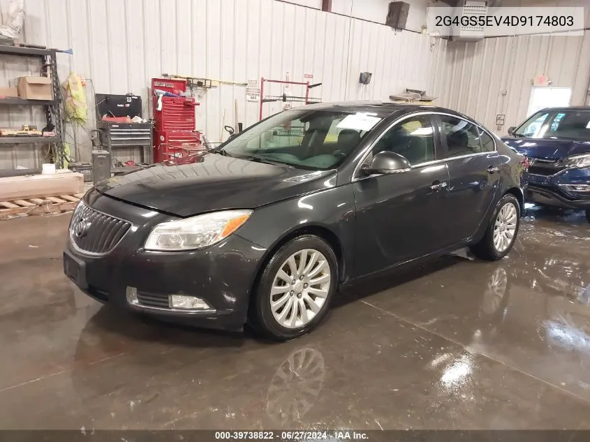 2013 Buick Regal Turbo - Premium 1 VIN: 2G4GS5EV4D9174803 Lot: 39738822