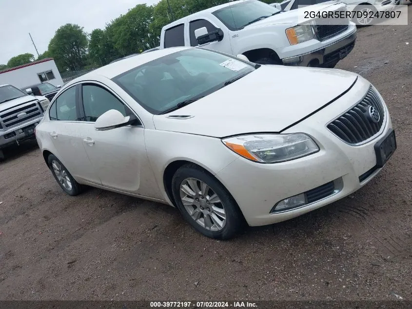 2013 Buick Regal VIN: 2G4GR5ER7D9247807 Lot: 39772197