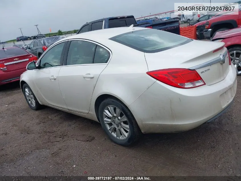 2013 Buick Regal VIN: 2G4GR5ER7D9247807 Lot: 39772197