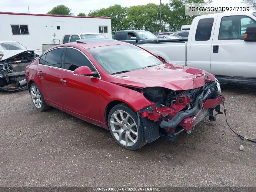 2013 Buick Regal Gs VIN: 2G4GV5GV3D9247339 Lot: 39793080