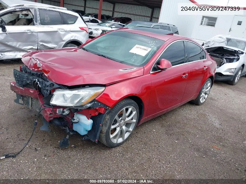 2013 Buick Regal Gs VIN: 2G4GV5GV3D9247339 Lot: 39793080