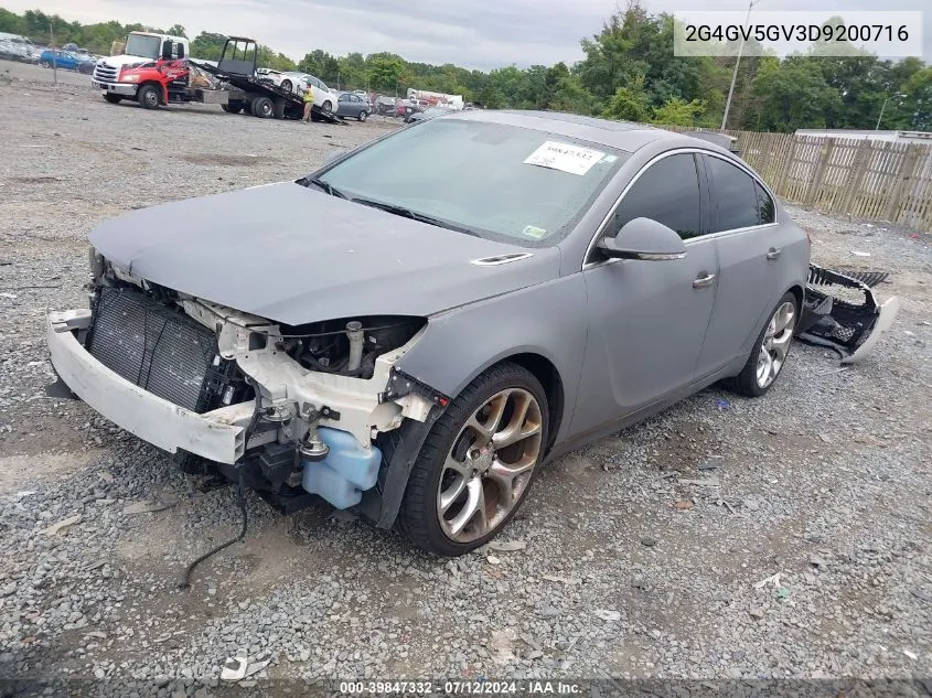 2G4GV5GV3D9200716 2013 Buick Regal Gs