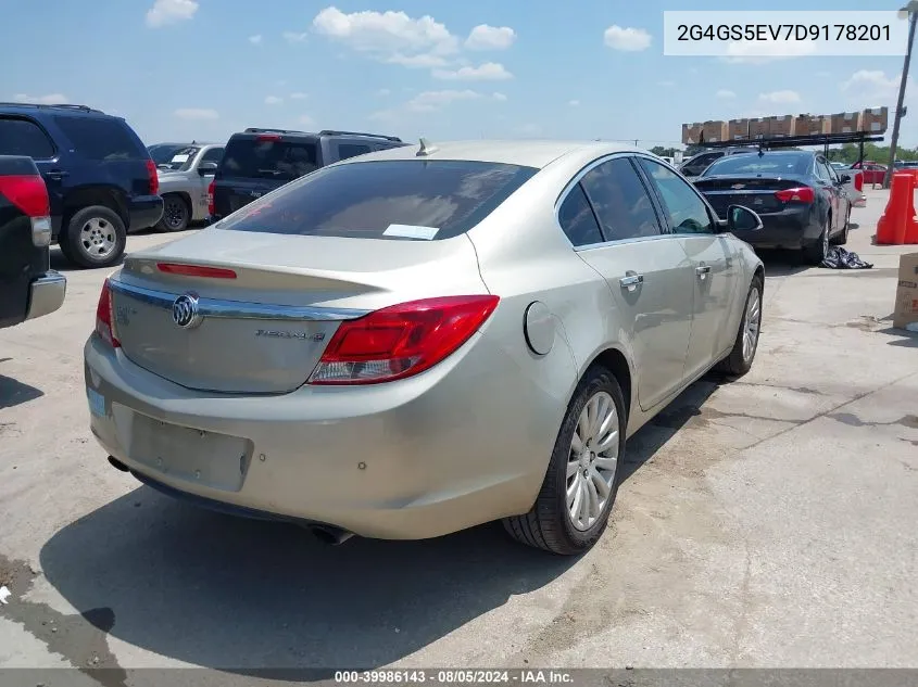 2013 Buick Regal Turbo - Premium 1 VIN: 2G4GS5EV7D9178201 Lot: 39986143