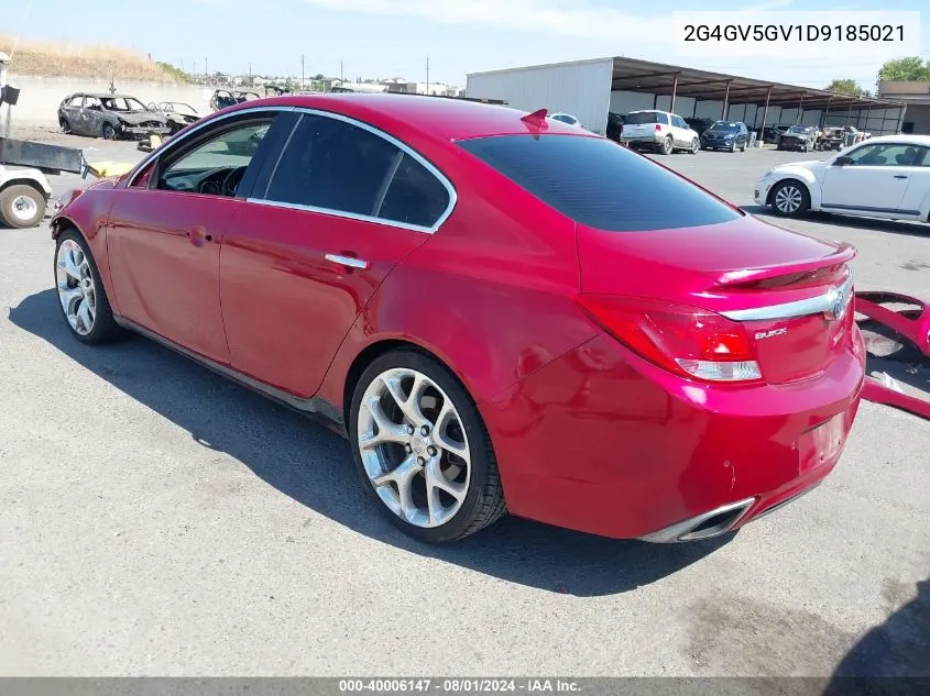 2013 Buick Regal Gs VIN: 2G4GV5GV1D9185021 Lot: 40006147