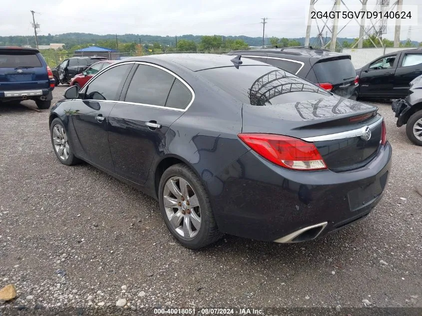 2013 Buick Regal Premium VIN: 2G4GT5GV7D9140624 Lot: 40018051