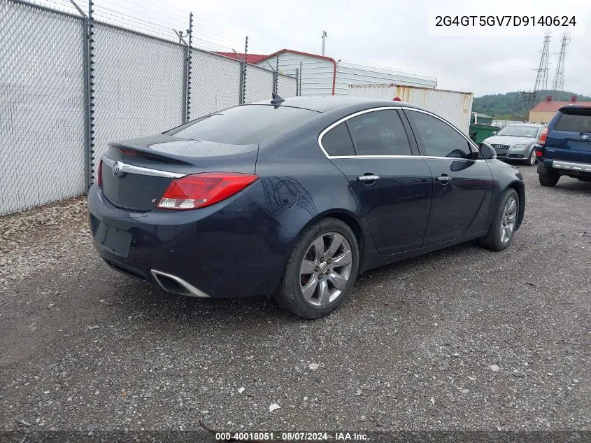 2013 Buick Regal Premium VIN: 2G4GT5GV7D9140624 Lot: 40018051