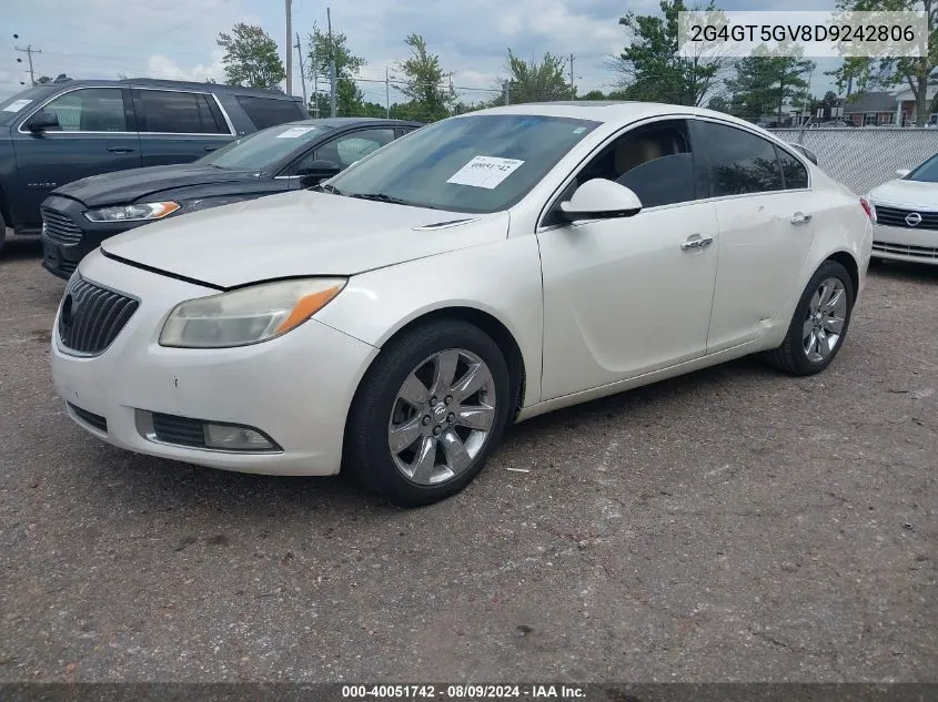 2013 Buick Regal Turbo - Premium 2 VIN: 2G4GT5GV8D9242806 Lot: 40051742