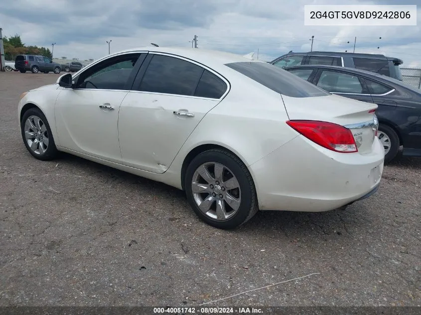 2013 Buick Regal Turbo - Premium 2 VIN: 2G4GT5GV8D9242806 Lot: 40051742