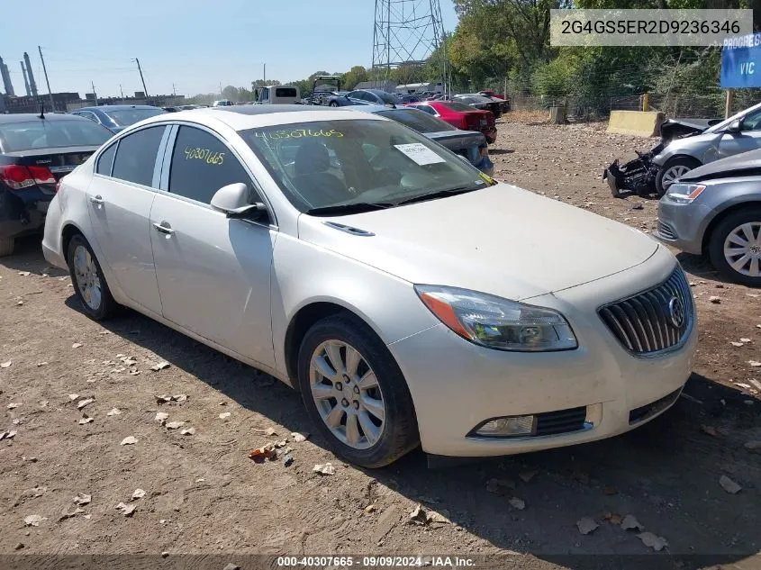 2013 Buick Regal Premium 1 VIN: 2G4GS5ER2D9236346 Lot: 40307665