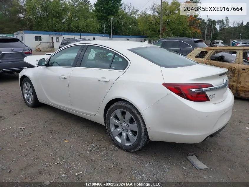 2G4GK5EXXE9167664 2014 Buick Regal