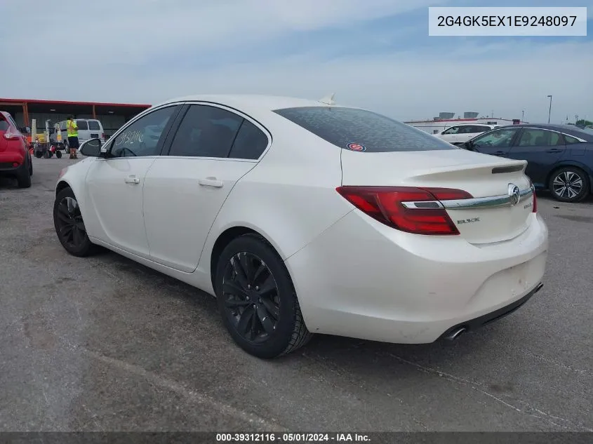 2014 Buick Regal Turbo VIN: 2G4GK5EX1E9248097 Lot: 39312116