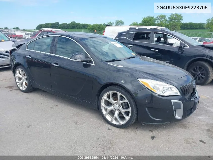 2014 Buick Regal Gs VIN: 2G4GU5GX0E9228706 Lot: 39552954