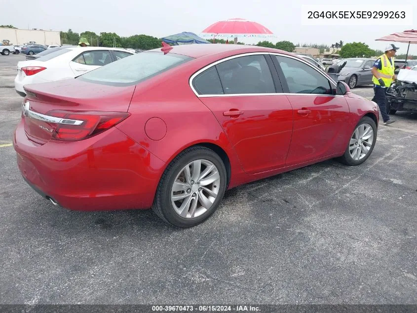 2014 Buick Regal Turbo VIN: 2G4GK5EX5E9299263 Lot: 39670473