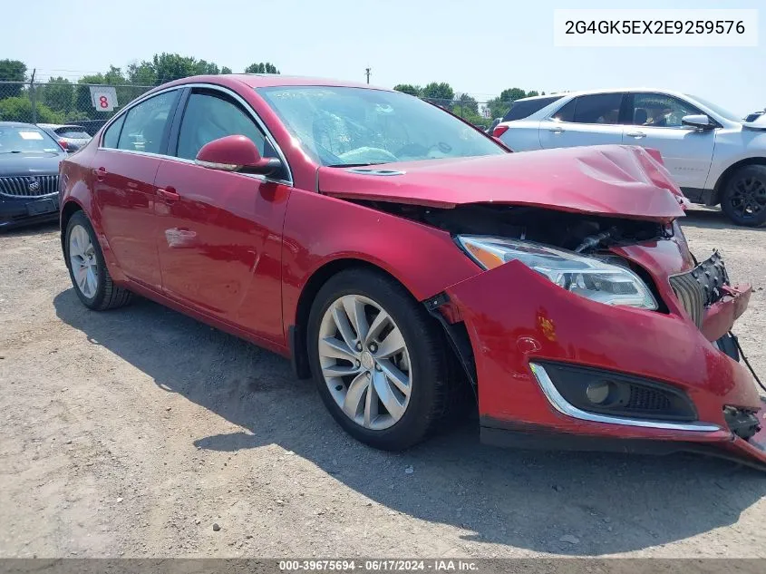 2014 Buick Regal Turbo VIN: 2G4GK5EX2E9259576 Lot: 39675694