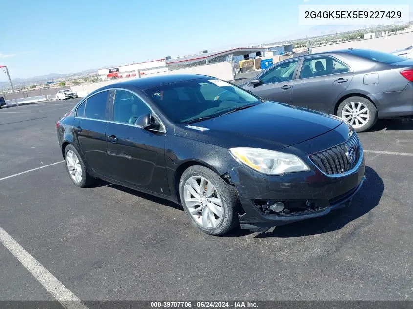 2014 Buick Regal Turbo VIN: 2G4GK5EX5E9227429 Lot: 39707706